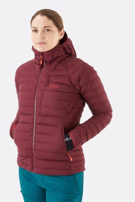 Rab Mont 626R0144 | Rab sonsuzluk mikrolight kuş tüyü ceket derin funda kadınlar
