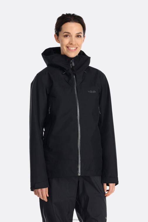 Rab Mont 626R0186 | Rab namche gore-tex® ceket siyah kadınlar - Görsel 1