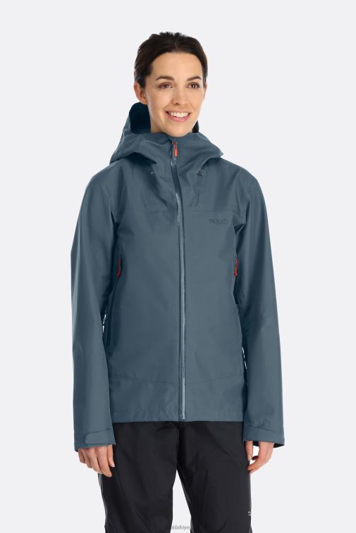 Rab Mont 626R0188 | Rab namche gore-tex® ceket orion mavisi kadınlar - Görsel 1