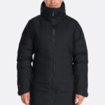 Rab Mont 626R020 | Rab valiance su geçirmez kuş tüyü parka siyah kadınlar