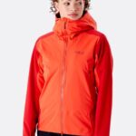 Rab Mont 626R0216 | Rab kinetik alp 2.0 su geçirmez ceket kırmızı greyfurt kadınlar