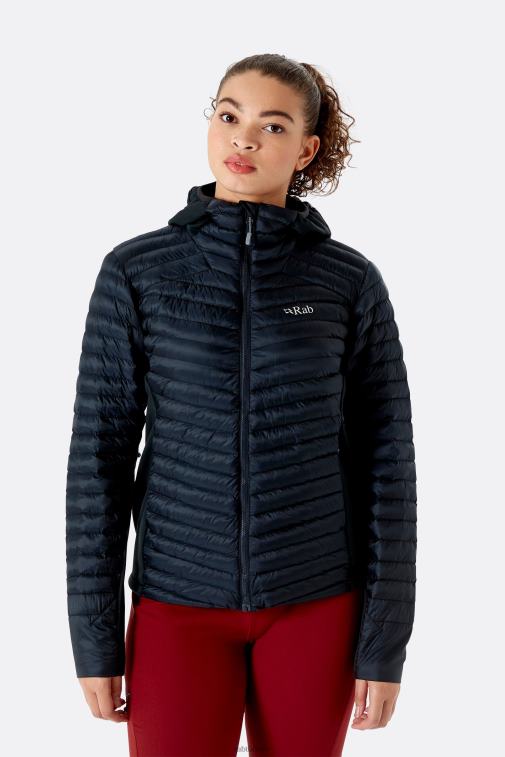 Rab Mont 626R052 | Rab cirrus flex 2.0 yalıtımlı kapüşonlu ceket siyah kadınlar - Görsel 1