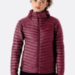 Rab Mont 626R054 | Rab cirrus flex 2.0 yalıtımlı kapüşonlu ceket derin funda kadınlar