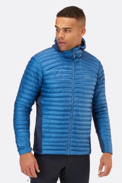 Rab Mont 626R0807 | Rab cirrus flex 2.0 yalıtımlı kapüşonlu ceket kot erkekler
