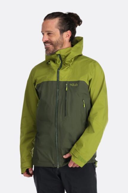 Rab Mont 626R0907 | Rab latok dağ gore-tex® pro ceket kavak yeşili/ordu erkekler