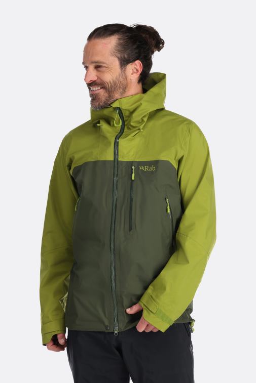 Rab Mont 626R0907 | Rab latok dağ gore-tex® pro ceket kavak yeşili/ordu erkekler - Görsel 1