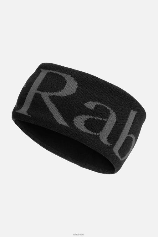Rab Outdoor Türkiye 626R0523 | Rab rab örgü logolu saç bandı antrasit üniseks - Görsel 1