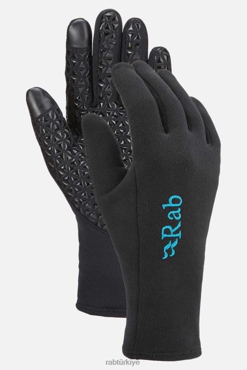 Rab Outdoor Türkiye 626R0662 | Rab güç streç temaslı kavrama eldiveni siyah üniseks - Görsel 1